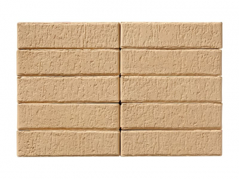 Облицовочный кирпич Старооскольский полуторный утолщенный 1,4 НФ Солома антик