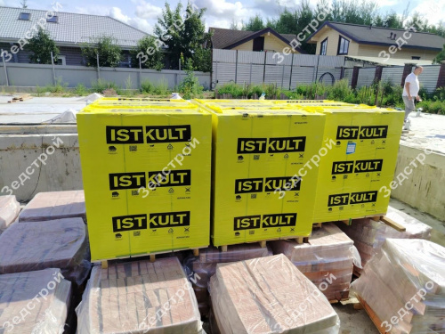 Газобетонные блоки Istkult Егорьевск D500 625х200х250 стеновые